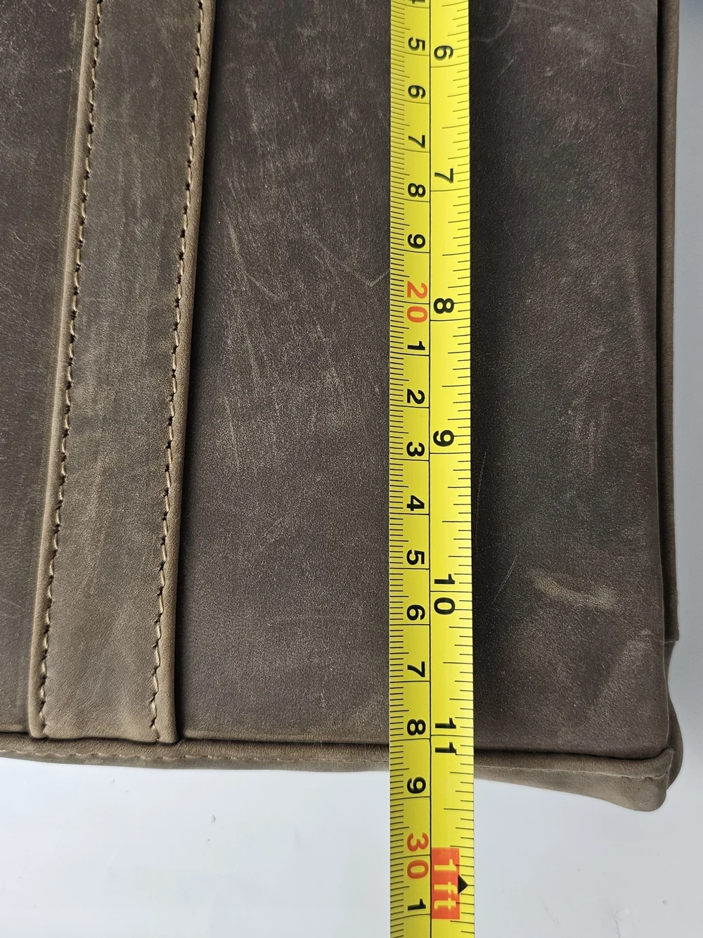 Full Grain Leather Laptop Briefcase Messenger Bag Handmade Rustic Brown